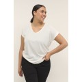 Kaffe C Lina V-Neck SS T-shirt