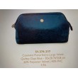 Cosmetic Purse XL Velvet Blue