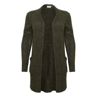 Kaffe Clioma Knit Cardigan - Forest Night Mel