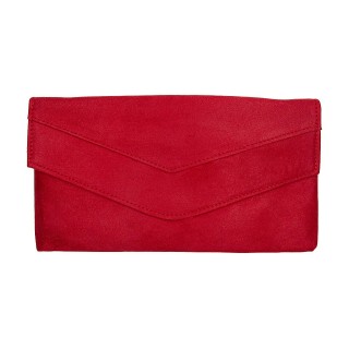 Clutch Velvet Red