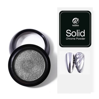 RobyNails Solide Chrome Powder Silver