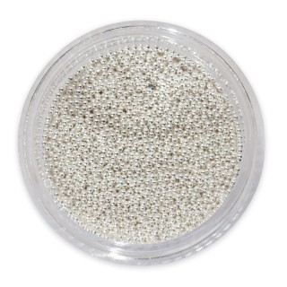 RobyNails Microbeads Silver