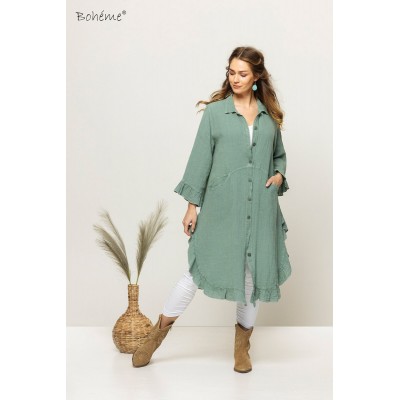 Bohème Coat/Dress Linden Green