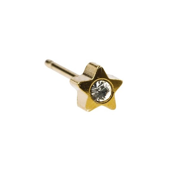 Inverness Øredobber 24C, 24k Crystal in Star SS