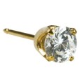 Inverness Øredobber 33C, 24k Ice 5 mm CZ