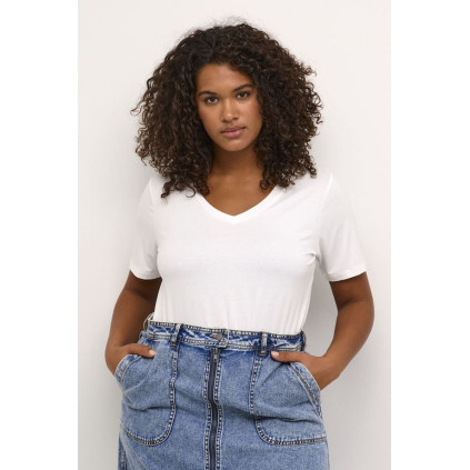 Kaffe Cjena A-shape T-Shirt Chalk