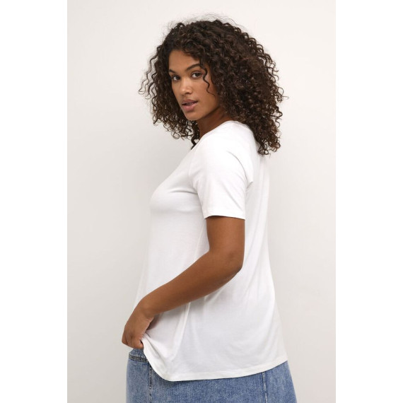 Kaffe Cjena A-shape T-Shirt Chalk