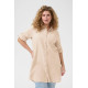 Kaffe Cpaula Shirt Tunic Feather Grey