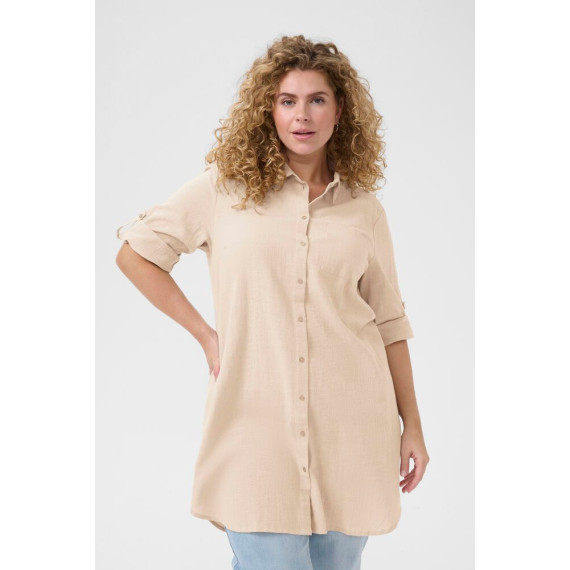 Kaffe Cpaula Shirt Tunic Feather Grey