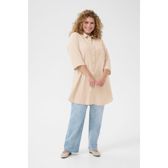 Kaffe Cpaula Shirt Tunic Feather Grey