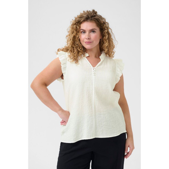 Kaffe Clyana Blouse Chalk