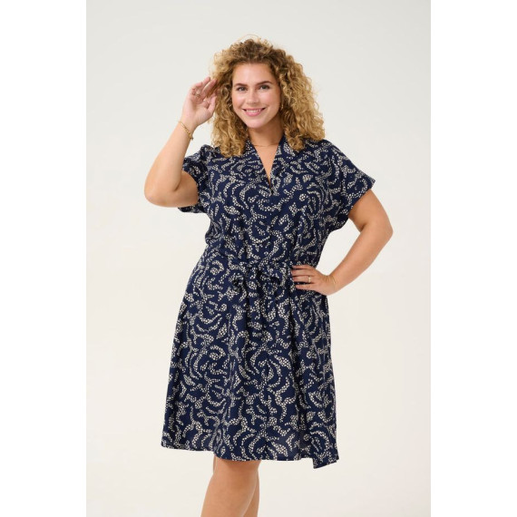 Kaffe Cbeate Shirt Dress Navy
