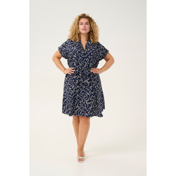 Kaffe Cbeate Shirt Dress Navy