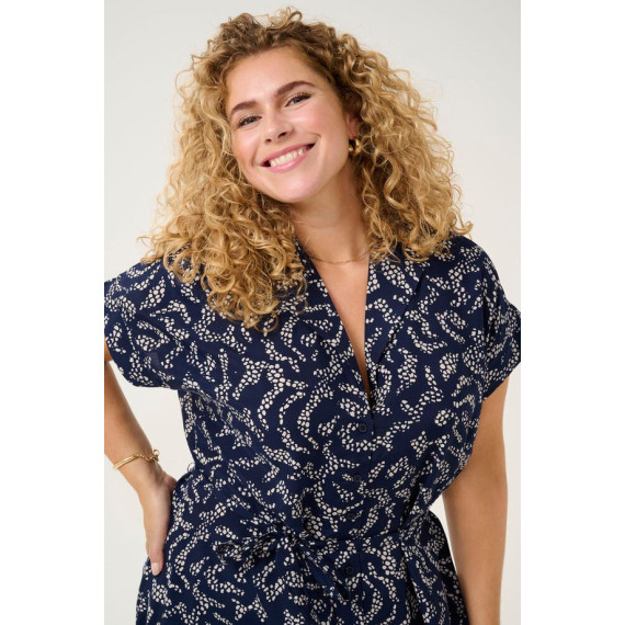Kaffe Cbeate Shirt Dress Navy