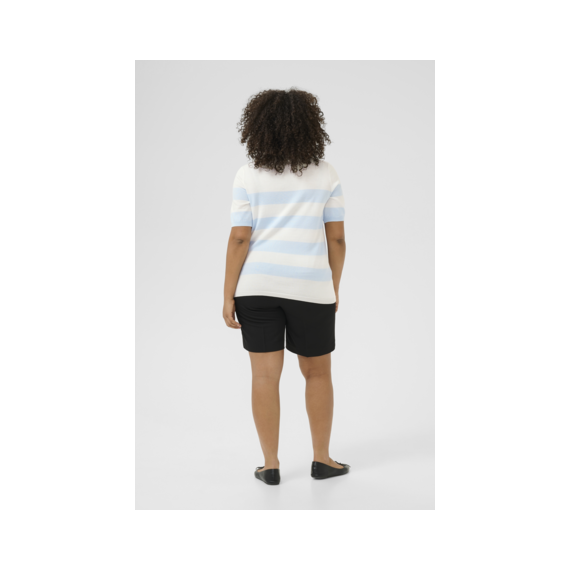 Kaffe Clizzy Striped Po Chalk/L.Blue