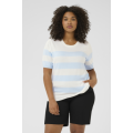 Kaffe Clizzy Striped Po Chalk/L.Blue