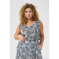 Kaffe Cami Top Blue Leaf Print