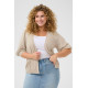 Kaffe Cdalina Knit Cardigan  Feather Grey