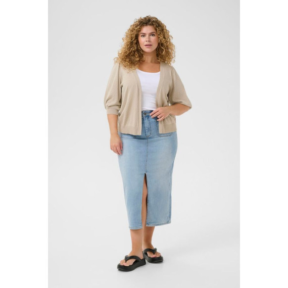Kaffe Cdalina Knit Cardigan  Feather Grey