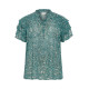 Kaffe Cbelia Blouse Teal/Black/White