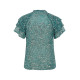 Kaffe Cbelia Blouse Teal/Black/White