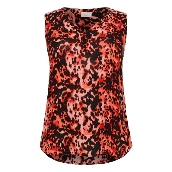 Kaffe Cami Top Grenadine Leo Print