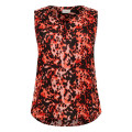 Kaffe Cami Top Grenadine Leo Print