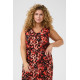 Kaffe Cami Top Grenadine Leo Print