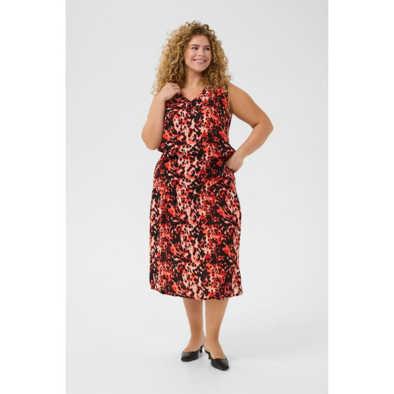 Kaffe Cami Top Grenadine Leo Print
