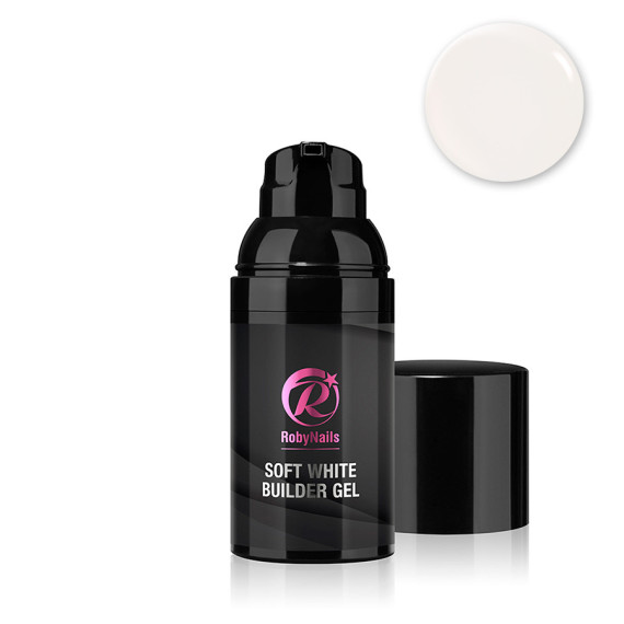 RobyNails  Soft White Builder Gel