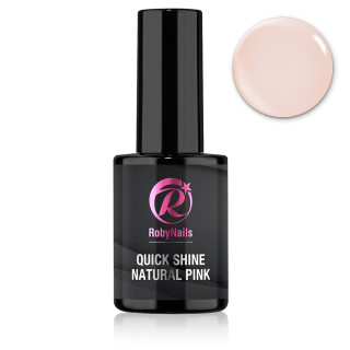 RobyNails Quick Shine Natural Pink