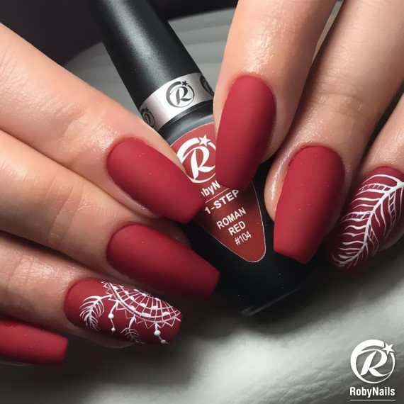 RobyNails 1-Step Roman Red 104
