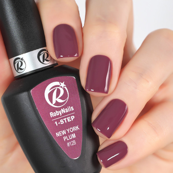 RobyNails 1-Step New York Plum 128