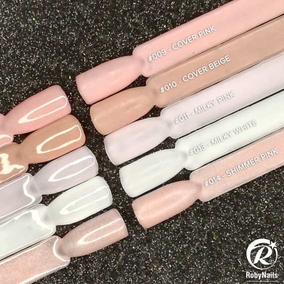 RobyNails Gel Polish Pink Rose Filler Base