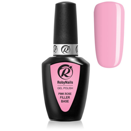 RobyNails Gel Polish Pink Rose Filler Base