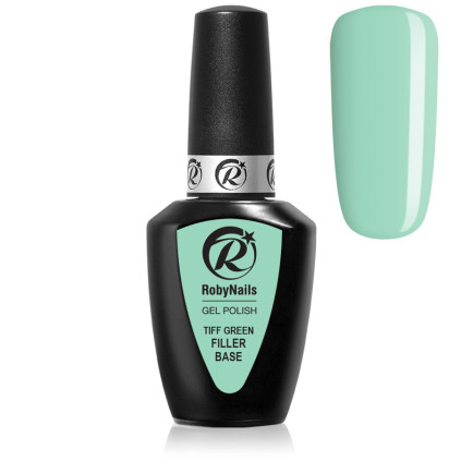 RobyNails Gel Polish Tiff Green Filler Base