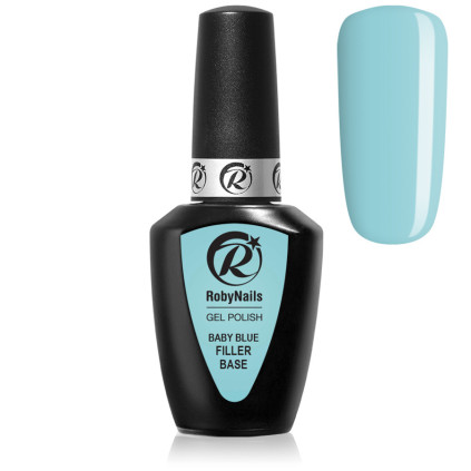 RobyNails Gel Polish Baby Blue Filler Base