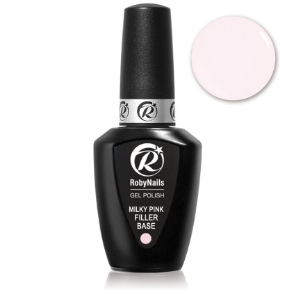 RobyNails Gel Polish Milky Pink Filler Base