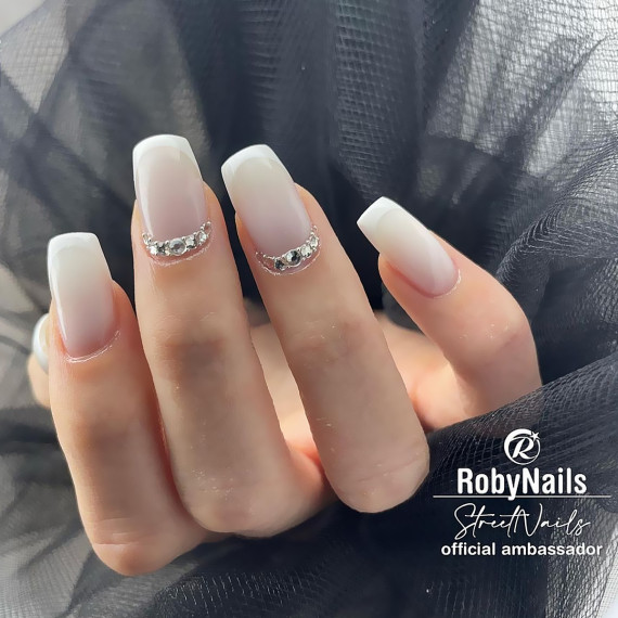 RobyNails Gel Polish Milky White Filler Base