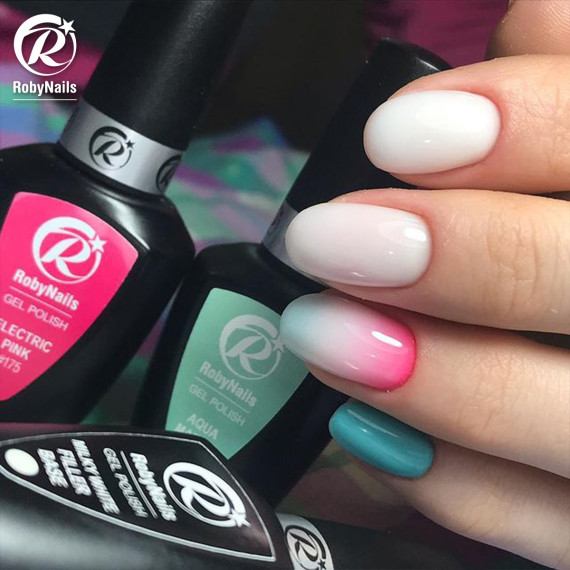 RobyNails Gel Polish Milky White Filler Base