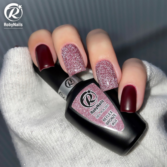 RobyNails Gel Polish Reflex Bronze 604