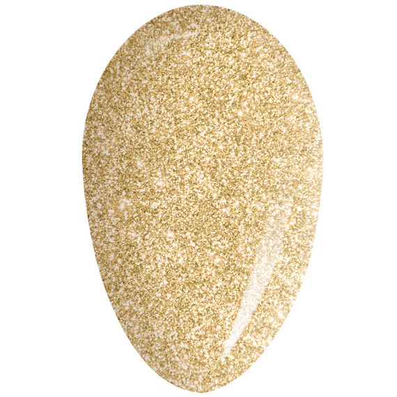 RobyNails Gel Polish Mega Glitter Gold 208