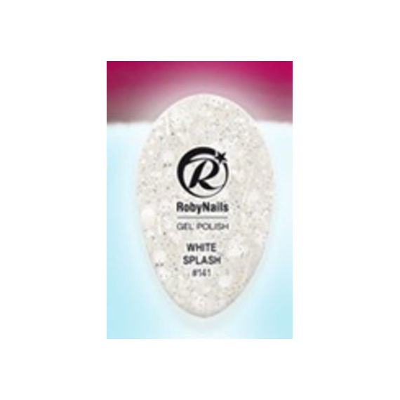 RobyNails Gel Polish White Splash