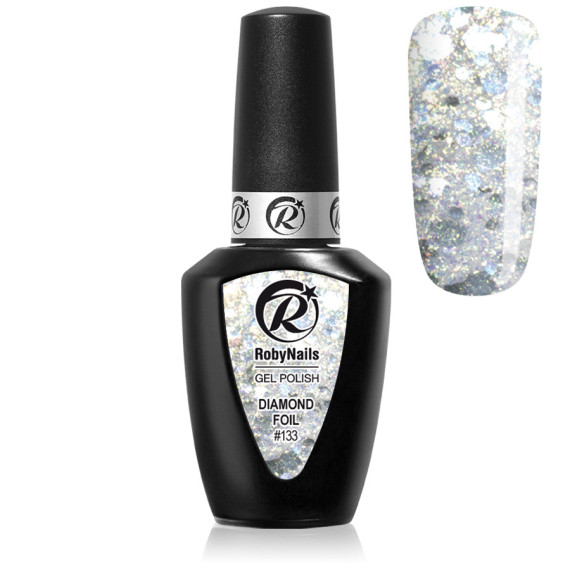 RobyNails Gel Polish Diamond Foil 133