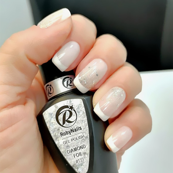 RobyNails Gel Polish Diamond Foil 133