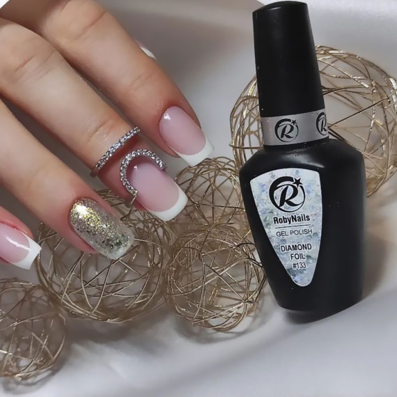 RobyNails Gel Polish Diamond Foil 133