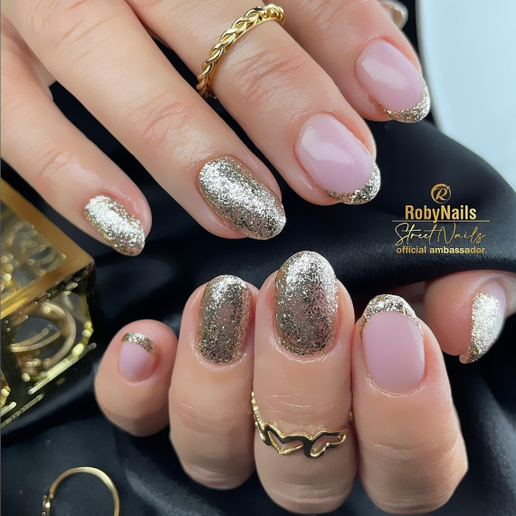 RobyNails Gel Polish Gold Cocktail 155