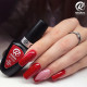 RobyNails Gel Polish Red Sparkle 240