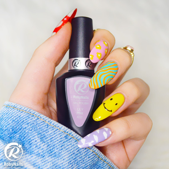 RobyNails Gel Polish Lily Pink 220