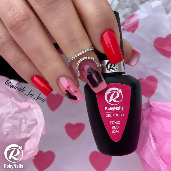 RobyNails Gel Polish Tonic Red 264